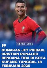 Agenda Cristiano Ronaldo di Kupang, NTT: Jadwal dan Kegiatannya